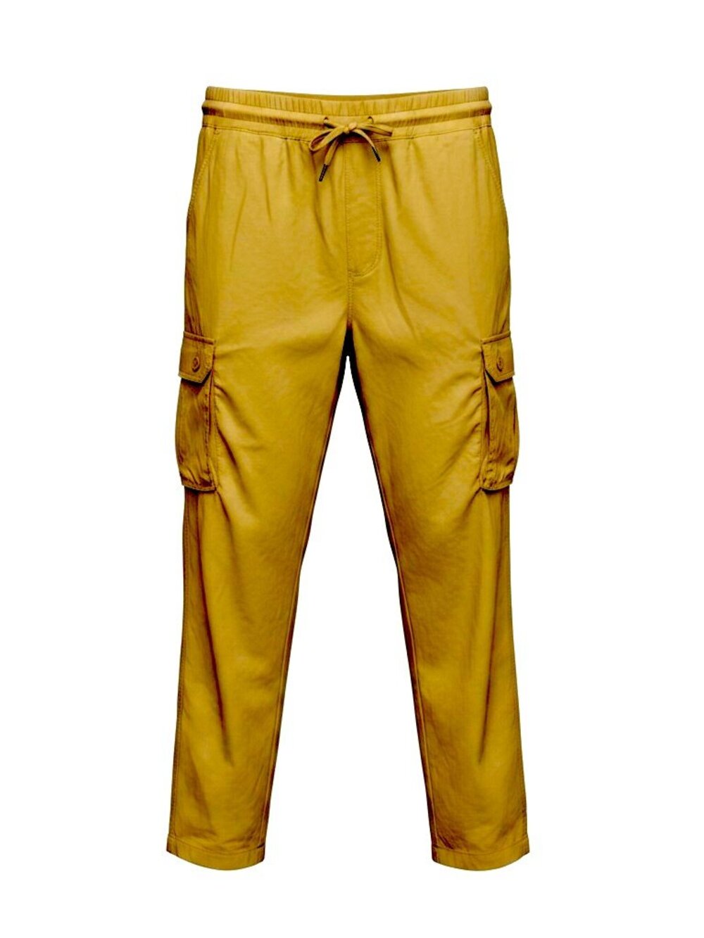 Avenue XL Tan Cargo Pants Womens  Elastic Waist Casual Utility Pockets